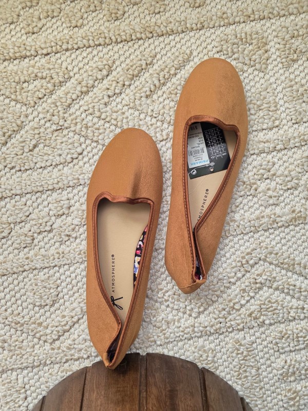 Atmosphere Brown Doll Shoes (Women Flats)